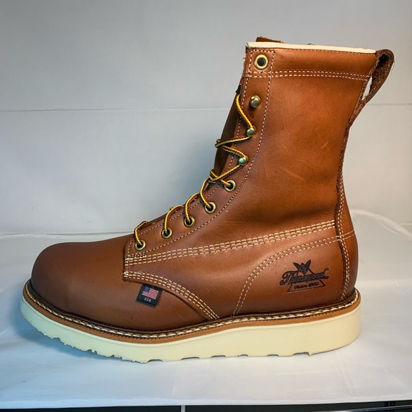 thorogood men's american heritage 8 safety toe boot